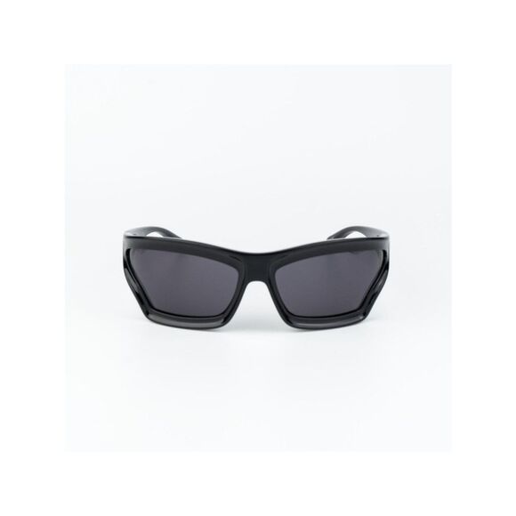 Loewe x PAULA\'S IBIZA Women Sunglasses Black Smoke Wraparound LW40143U 01A
